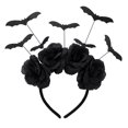 thumbnail image 1 of Accesorio de disfraz de diadema de murciélago negro de Halloween JAMW Sencillez, 1 of 4