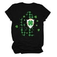 thumbnail image 4 of ICHUANYI Womens T-Shirt Stylish Short Sleeve Tees St.Patrick's Day Print Top Crew Neck Tops Cloth New Trending, 4 of 4