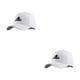 thumbnail image 2 of Qarigey Gorra dura de poliéster Elija para un ajuste moderno y cómodo Primavera y otoño Sombrero de algodón blanco Talla única blanco Talla única 2Conjunto, 2 of 6