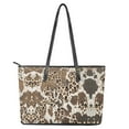 thumbnail image 4 of ZUXONGSY Leopard Cow Print Handbag for Women Practicality Top Handle Tote Bag PU Leather Laptop Tote Bag with Handle for Shopping Work, 4 of 6
