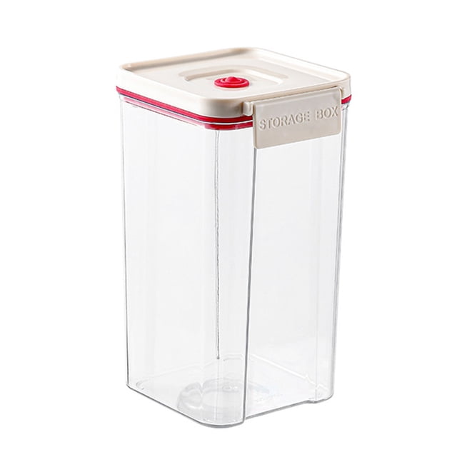 SLYNSHome Airtight Food Storage Containers with Lids for Kitchen,Clear Plastic Cereal Containers with Easy Lock Lids for Snacks,Pasta,Snack,Coffee,Sugar - 7.48 inch