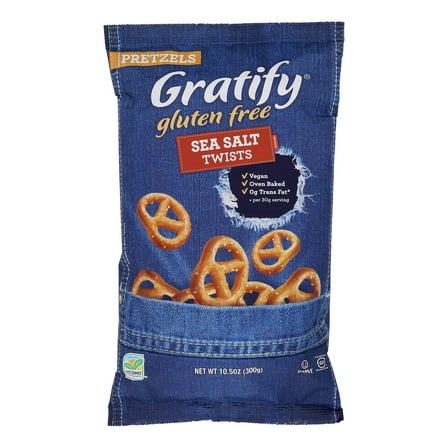 Gratify  10.5 oz Pretzel Twist Gluten Free - Pack of 6