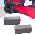 thumbnail image 6 of colaxi Office Chair Armrest Cushion Pair of Desk Chair Arm Pads with Removable Washable Covering Universal Padded Upholstered Arm Calm Calm Light Gray, 6 of 9