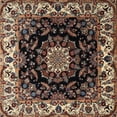 thumbnail image 1 of Ahgly Company Machine Washable Indoor Square Traditional Night Red Area Rugs, 5' Square, 1 of 7