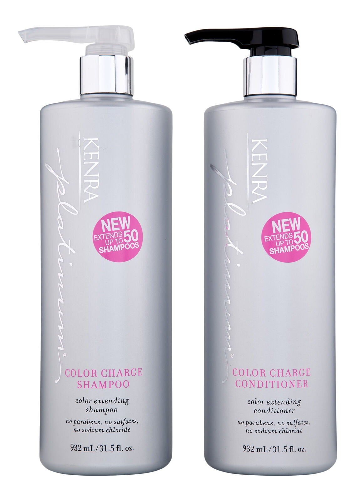 Kenra Platinum Color Charge Shampoo & Conditioner Liter