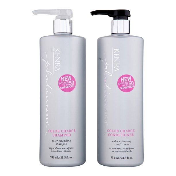 Kenra Platinum Color Charge Shampoo & Conditioner Liter