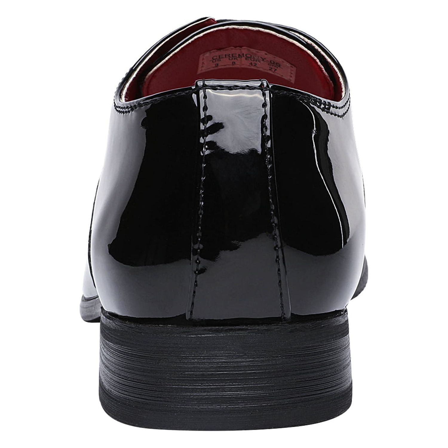 NEW Bruno Marc Men’s Black Oxford Dress Shoes, faux patent leather, size 15. Bruno Marc Men main image 4