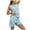 Blue, variant on TJAZFJPA Christmas Pajamas for Family 2025 Women's Fashionable Summer Home Wear Round Neck Printed Shorts Vest Pajama Pajama Pants Set Pajamas for Women Set Soft Pants Flannel Pajamas for Women