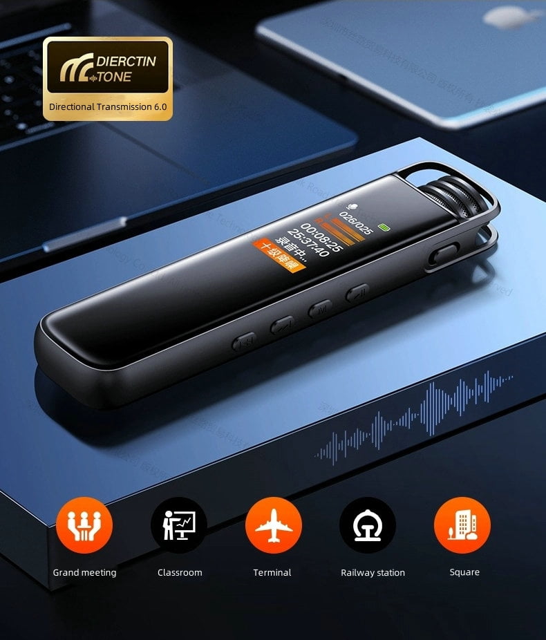 GL-88 Long Time Endurance HD Denoise Clip Digital Voice Audio Recorder Learning Business Meeting Interview Wedding Dictaphone-8GB