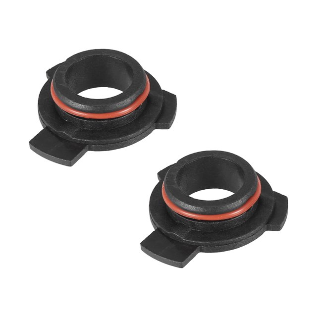 Unique Bargains 2pcs 9012 HIR2 LED Headlight Adapter Base Bulb Sockets Retainer Holder Universal for Car Auto Black