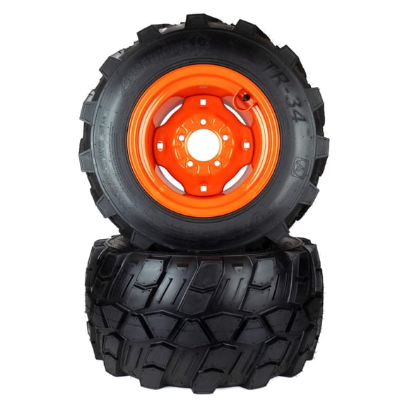 (2) Aggressive Tire Assemblies 24x12.00-12 Fits Kubota BX Series K2511-17100