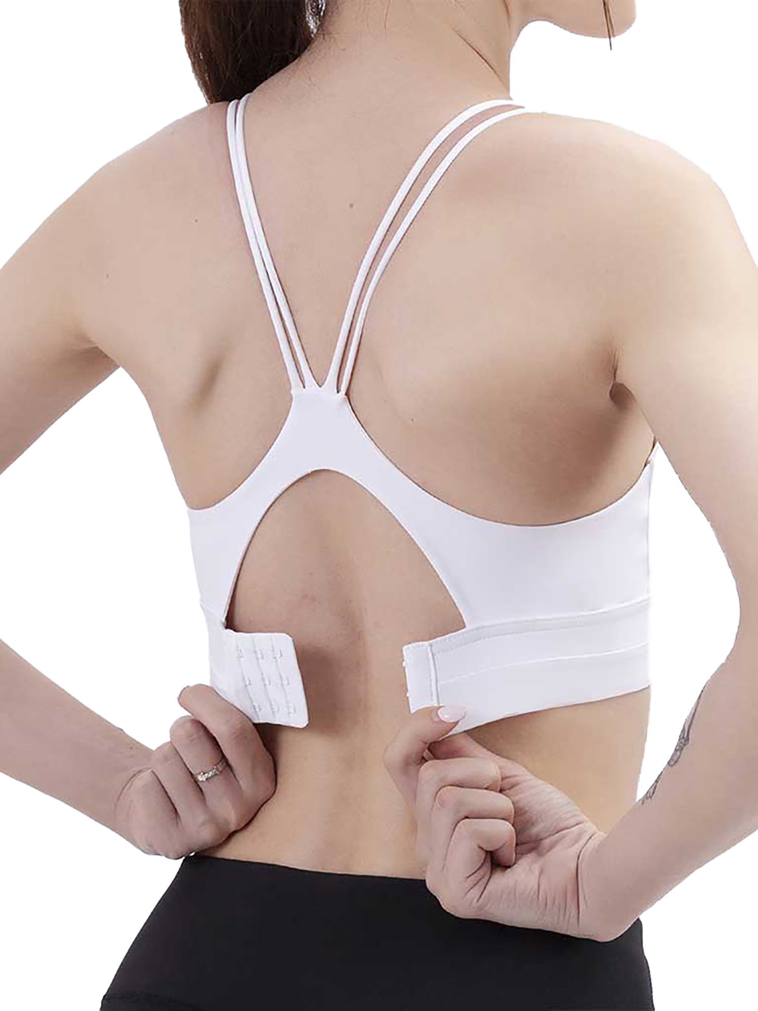 Details about   Women High Impact Breathable Sport Yoga Warkout Zipper Closure Racerback  Bra US 