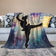 thumbnail image 2 of Shiartex   Dancing Girl Blanket Plush for Gifts, Decoration, Living Room Sofa White, 2 of 6