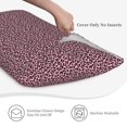 thumbnail image 4 of King Pillow Cases Standard Size - Trendy pink Leopard cute Soft Envelope Closure Microfiber Block Print Pillow Cover, Wrinkle Stain Resistant Travel Pillow Covers Standard Size 20x36in, 4 of 7