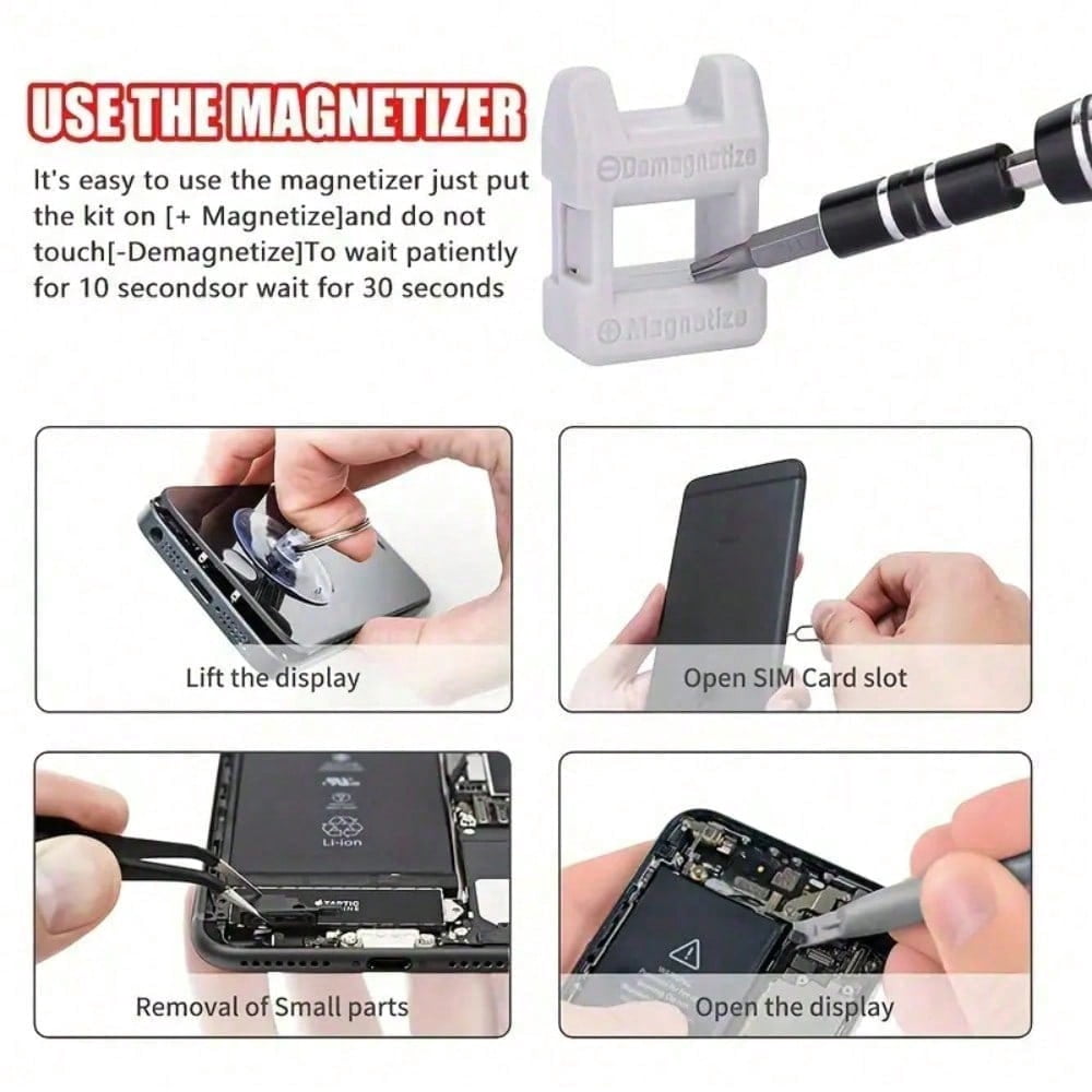 115In-1 Multifunctional Screwdriver Set Mobile Phone Computer Glasses Repair Tools Precision Cross One-Word S2 Batch Head