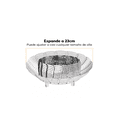 thumbnail image 5 of Cesto Vaporera Hervir Verdura Cocina Acero Inoxidable, Plata, 5 of 5