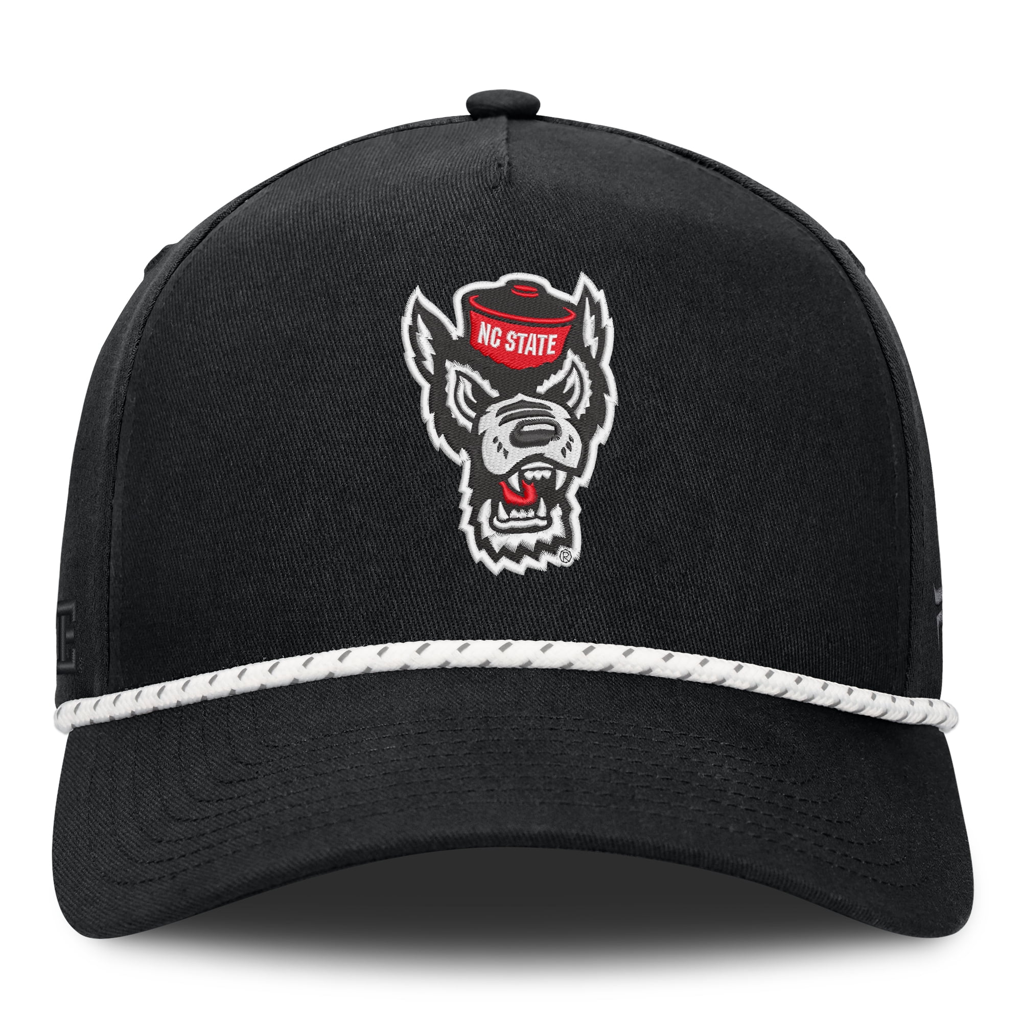 Men's Fanatics  Black NC State Wolfpack Undertone Rope Adjustable Hat
