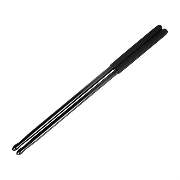 1 Par de de Aleación de Aluminio, Accesorios de Percusión, Mazos de Batería para Niños Principiantes y Aficionados A la Batería, Color Negro.