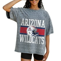 Women's Gameday Couture Gray Arizona Wildcats On the Ball Oversized T-Shirt