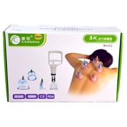 Kangzhu 12-Cup Biomagnetic Chinese Cupping Therapy Set