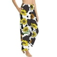 thumbnail image 2 of Kll Womens Sunflowers Country Print Pajama Pants Soft Pajama Bottoms For Women Cozy Lounge Pants, 2 of 9