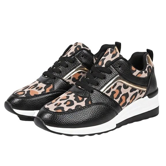 NOKIO Women's Fashion Sneakers Casual 𝖫a𝖼e Up Athlet𝗂c Shoes Lightweight Skate Shoes Breathable Wide Width Sport Shoes Comfortable Walking Footwear for Commute Sports Workout