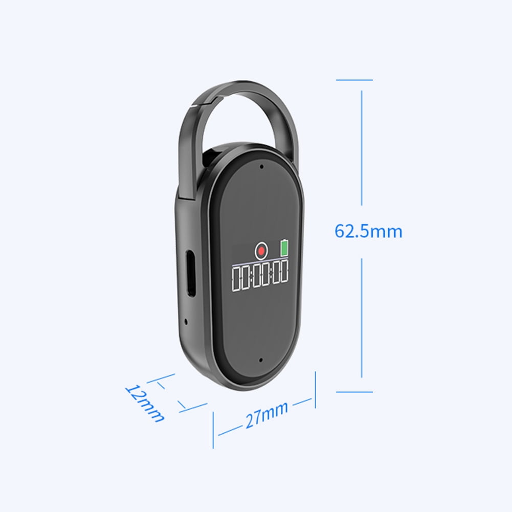 HUISZJ Small Recorder, Noise Reduce Small Digital Audio Recorder with Noise Reduction, Professional Digital Voice Recorder Recording Device for Lectures Meeting Class Interview