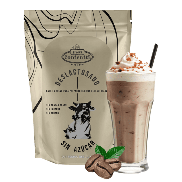 Frappuccino Clásico Deslactosado 1kg Base Vegetal Avena Tíbiri Contentti