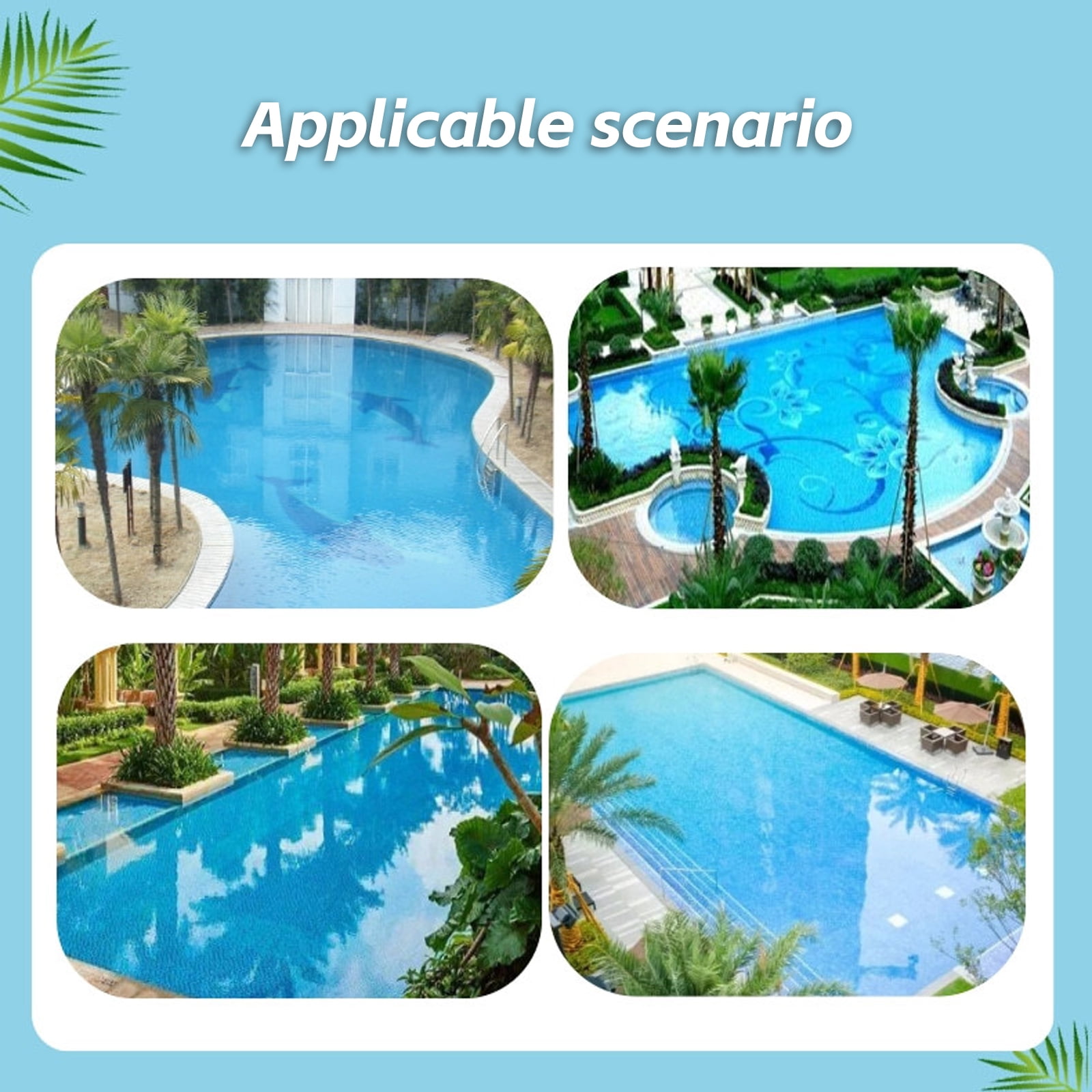 AREALER Full Automatic Robotic Pool Cleaner Self-Parking Cordless Pool Vacuum Cleaner Robot