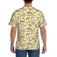 thumbnail image 2 of Rocae Cartoon Dinosaurs for Men's Moisture-Wicking Crew Tee - T-Shirt for Sports, Outdoor Activities, and Casual WearLarge, 2 of 9