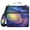 Abstract Swirling Galaxy, variant on Haosy 3 Ring Zipper Binder with Shoulder Strap Waterproof Trapper Keeper 2 Inch D-Ring 500 Sheets Capacity, Santa Claus Candy Canes Holly Leaves