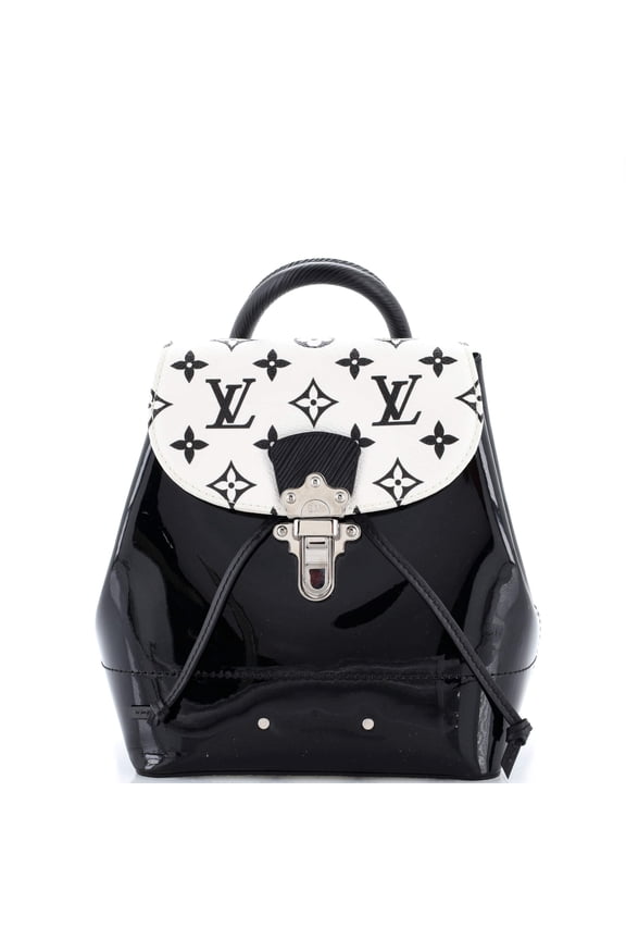 Pre-Owned Hot Springs Backpack Vernis with Monogram Canvas By Rebag