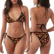 thumbnail image 3 of Balery Thanksgiving Turkey 1 Pijama Estampado Bikini de Dos Piezas para Mujer - Conjunto de Bikini Ajustable Sexy y Cómodo para Playa, 3 of 6