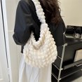 thumbnail image 2 of Bolso de mano de nube para mujer, bolso de hombro a la moda de verano, grande (blanco), 2 of 8