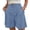 Light Blue, variant on cfhntfmh Bermuda Shorts for Women Summer Wide Leg Business Casual Shorts with Pockets Elastic Waist Casual Loose Fit Shorts