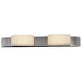 thumbnail image 7 of Wac Lighting Ws-20624 Dice 2 Light 24" Wide Integrated Led Bathroom Vanity Light - Nickel, 7 of 7