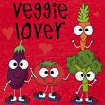 thumbnail image 3 of CafePress - Veggie Lover T Shirt - Womens Football Shirt, 3 of 4