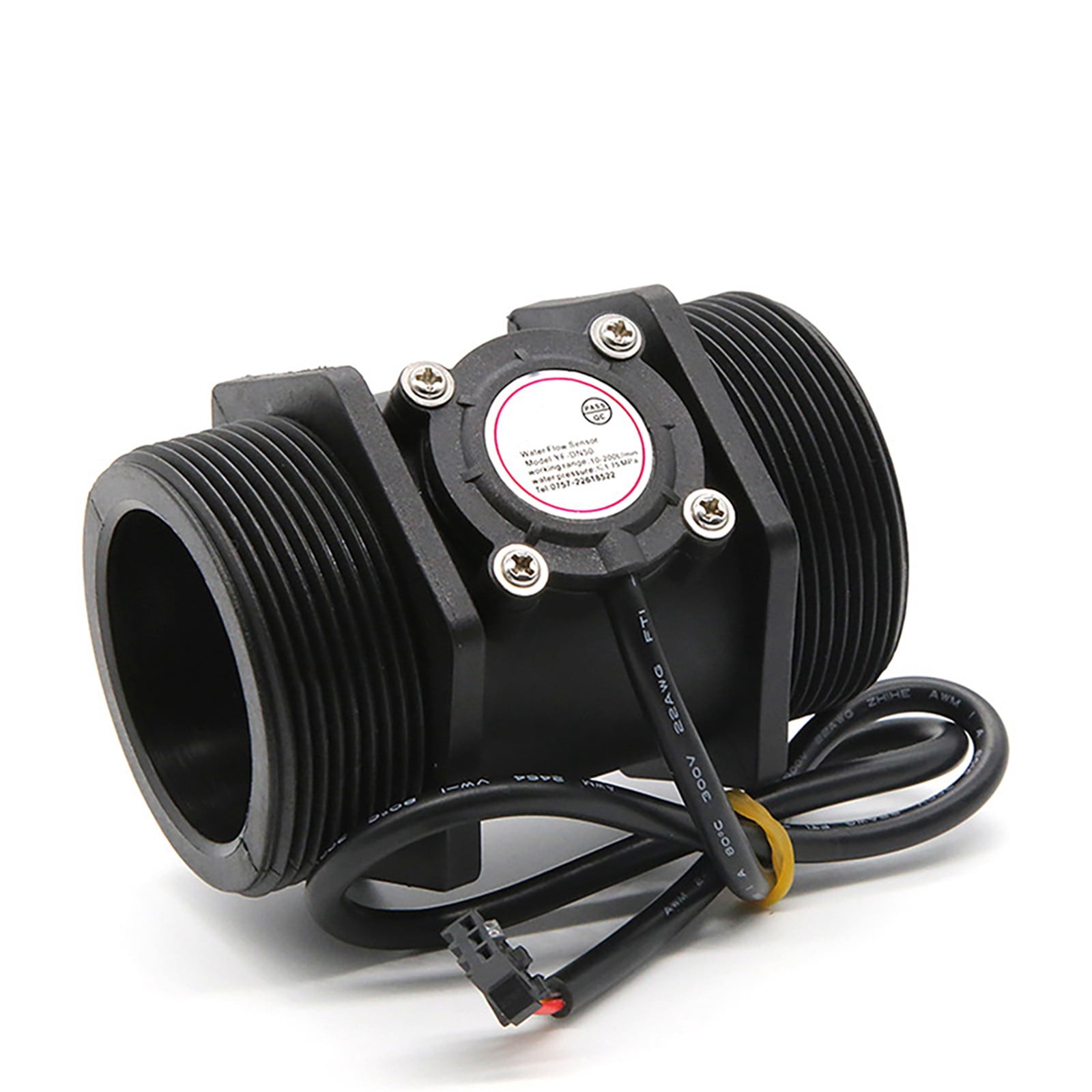 BTOER DN40 G1-1/2 Water FlowSensor Switch Hall Effect Flowmeter Turbine ...