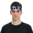 thumbnail image 2 of Naloa Disco party Astronaut Dancing Fashionable Sport Sweatband for Running, Yoga, Basketball - Head Circumference 19.6-22.4 inches, 2 of 9