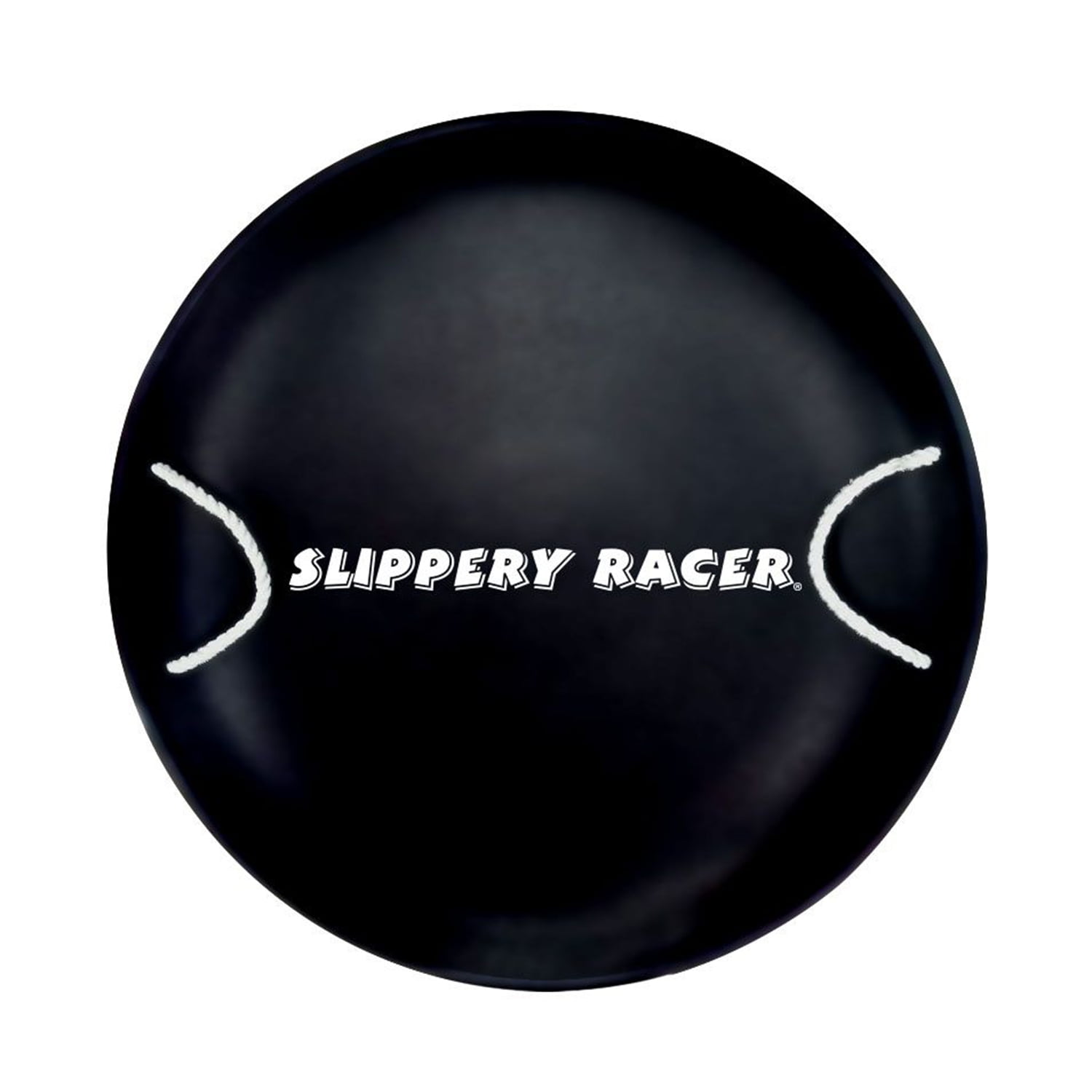 Red Slippery Racer ProDisc 26" Heavy Duty Metal Saucer Sled with Rope Handles 