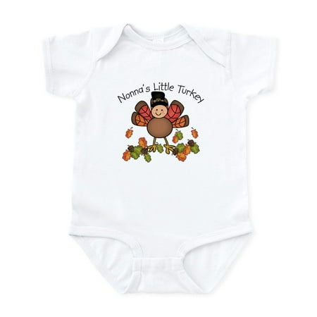 

CafePress - Nonna s Lil Turkey Infant Bodysuit - Baby Light Bodysuit Size Newborn - 24 Months