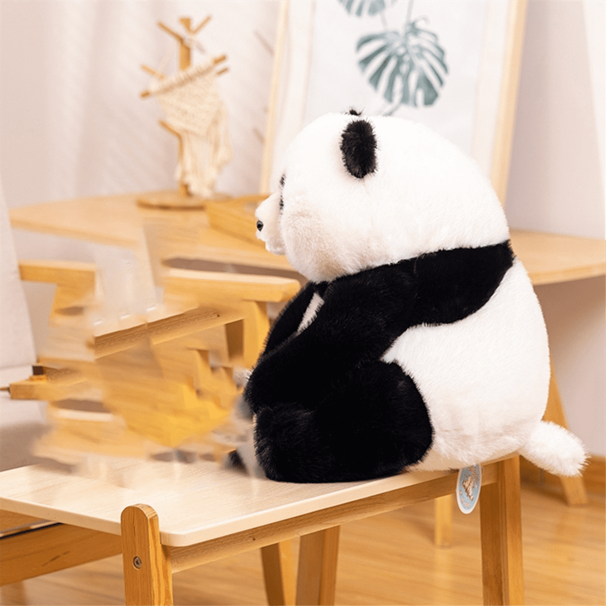 Realistic and Cute Giant Panda Baby Plush Toy Simulation Animal Panda Doll Soft Pillow Children'S Birthday Gift