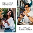 thumbnail image 2 of for iPhone 12 Pro Case, Silicone Upgraded [Camera Protecion] Phone Case with Soft Anti-Scratch Microfiber Lining, 6.1 inch, Navy Blue, 2 of 11