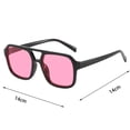 thumbnail image 4 of ibiyuan Retro Polarized Sunglasses for Women Classic Round Sunglasses For Women Men Large Plastic Frame Fashion UV400 Shades, 4 of 5