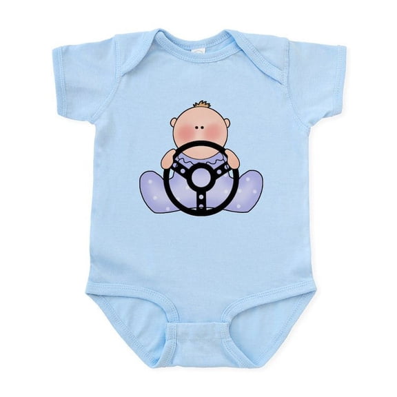 CafePress - Lil Race Baby Boy Infant Bodysuit - Baby Light Bodysuit, Size Newborn - 24 Months