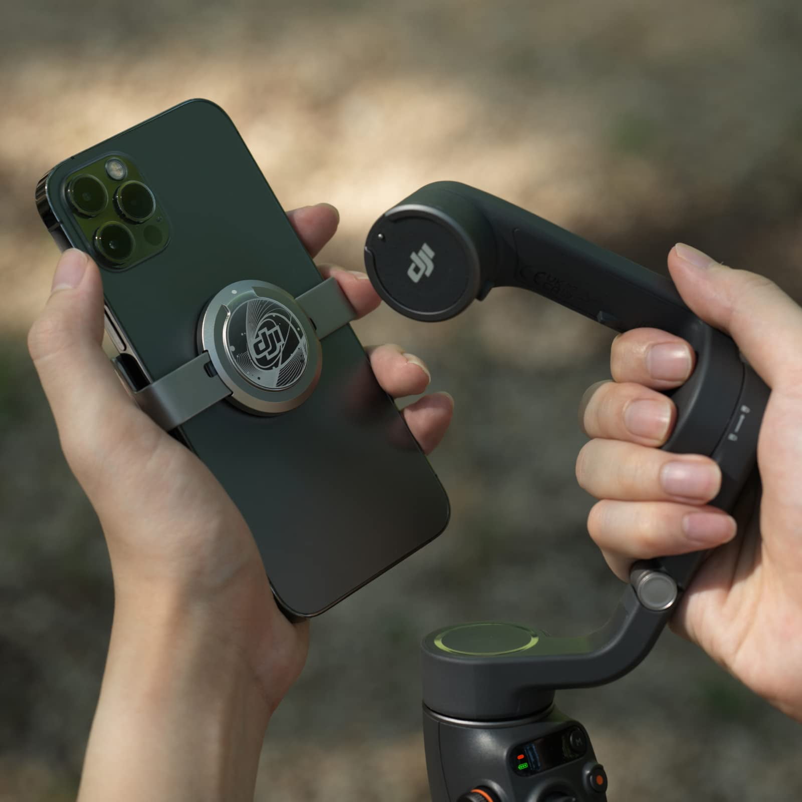 DJI Smartphone Cradle: Magnetic Phone Clamp 3 for Osmo Mobile 6