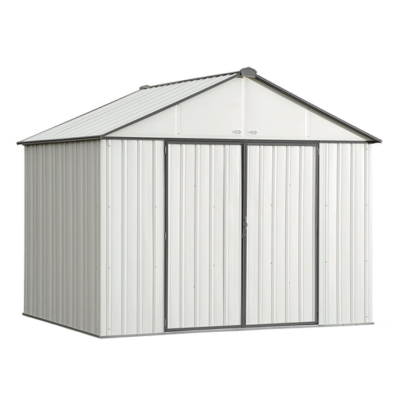 Ezee Shed Steel Storage 10 X 8 Ft. Galvanized Extra High Gable