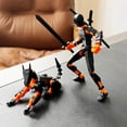 thumbnail image 4 of T13 3d Action Figure, 3d Printed Multi-Jointed, Titan 13 Action Figures, T 13 Lucky Robo Dummy Nova 13 Action Figures-High Quality,Creative Assembly And Decompression Toys black, 4 of 7