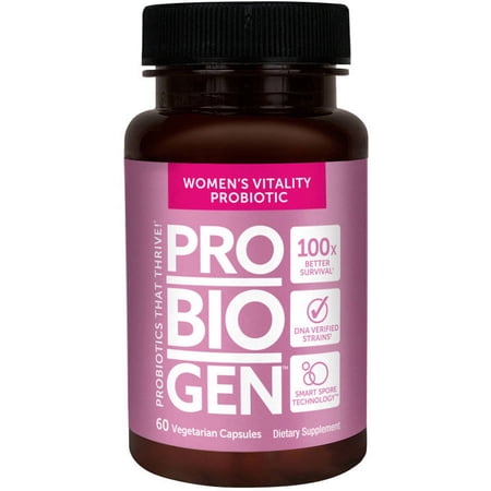 Probiogen Women's Daily Vitality Probiotic: Smart Spore Technology, DNA Verified, 100X Better Survivability