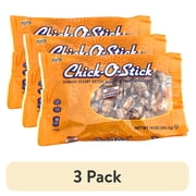 (3 pack) Chick-O-Stick Peanut Butter & Toasted Coconut Hard Candy, 10 oz, Regular Peg Bag